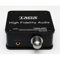 Taga Harmony THDA-200T  lempinis - hibridinis  ausinių stiprintuvas su USB-DAC 24bit/192kHz